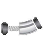 Båtsystem P1085  forlengerrør 30 grader