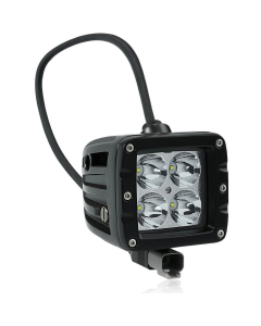 Dekkslyskaster LED 10cm 20W Sort 12 / 24 Volt