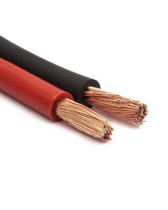 Hovedstrømkabel i rød eller sort