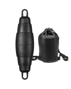 POP Fender sort, sammenleggbar fender, 62 cm