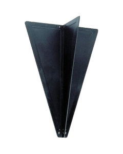 Signalkjegle sort 47x32 cm