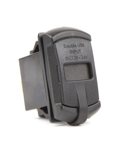 Osculati voltmeter og dobbelt USB-strømuttak 2x2,1A