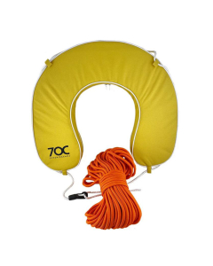 Seven Oceans hesteskobøye med 30 meter tau gul