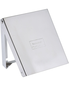 Lokk til veggkontakt i syrefast stål