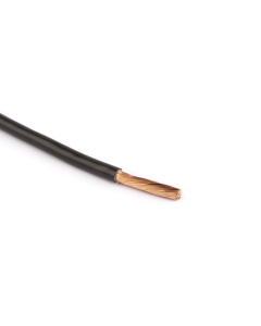 Strømkabel, 10mm2 (sort)