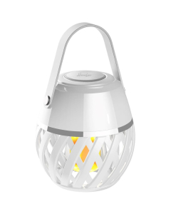 Homeline Helios LED flammelampe (hvit)