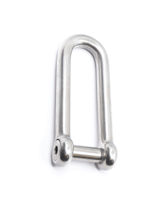 8mm syrefast sjakkel med unbrakolås, lang type