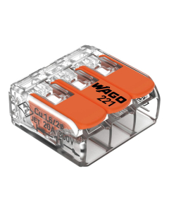 Wago Koblingsklemme 3 Leder 5pk