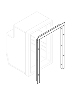 Isotherm monteringsramme til Cruise CR65 (svart)